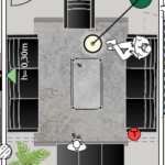 Grundriss Besprechungsraum "Düsseldorf"